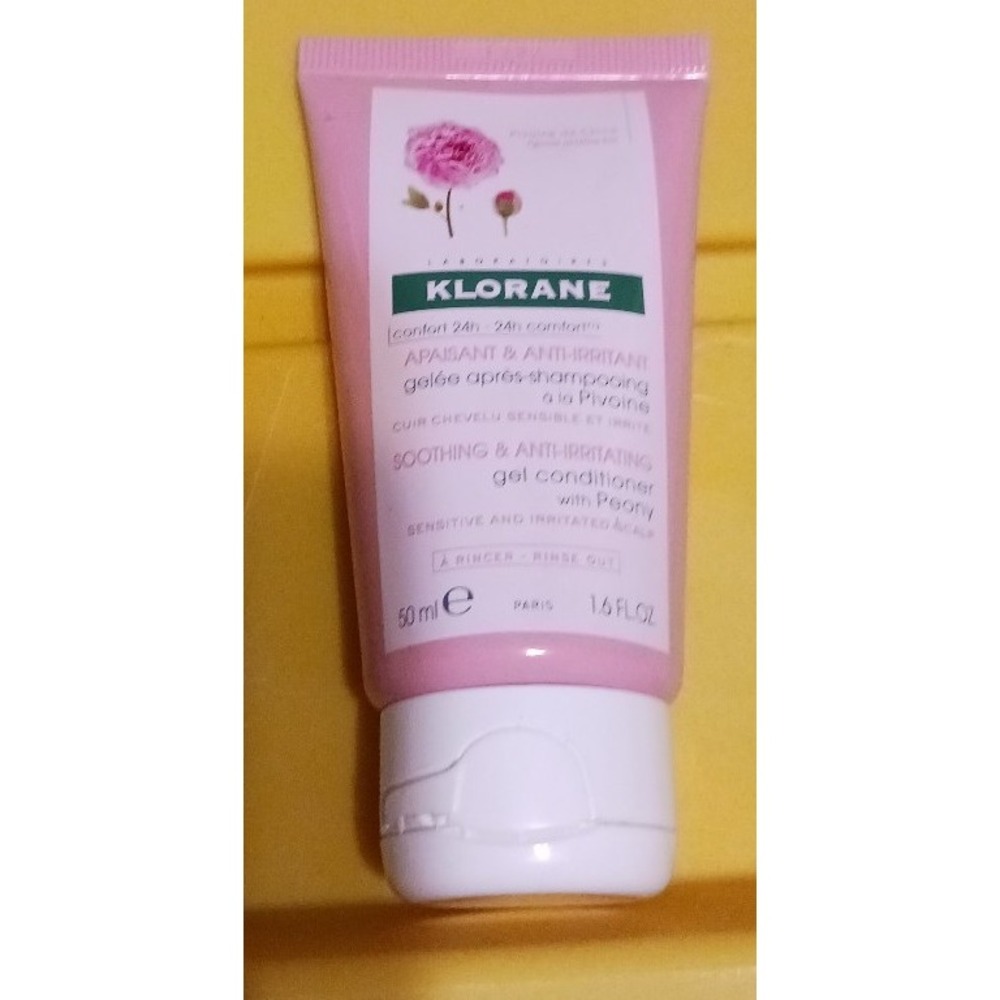 NEW Klorane Soothing & Anti-Irritant Gel Conditioner with Peony,‎ 1.6oz